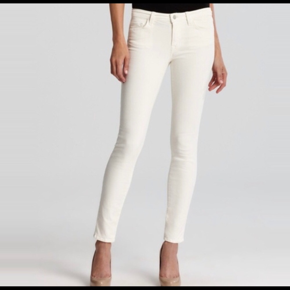 J Crew Toothpick Ankle Cord with Zippers Size 29